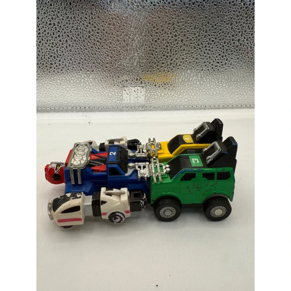 Vintage 1993 Power Rangers Turbo Rescue Zord #2 #3 #4 Bandai‎ Action Figure 5 